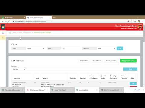 Video: Cara Upload Gaji Di 1C Accounting