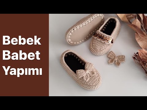 bebek babet patik baby booties explanation                 #easy #baby #crochet