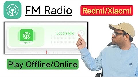 How to FM Radio offline and online play any redmi/Xiaomi | hyperOS FM radio enable