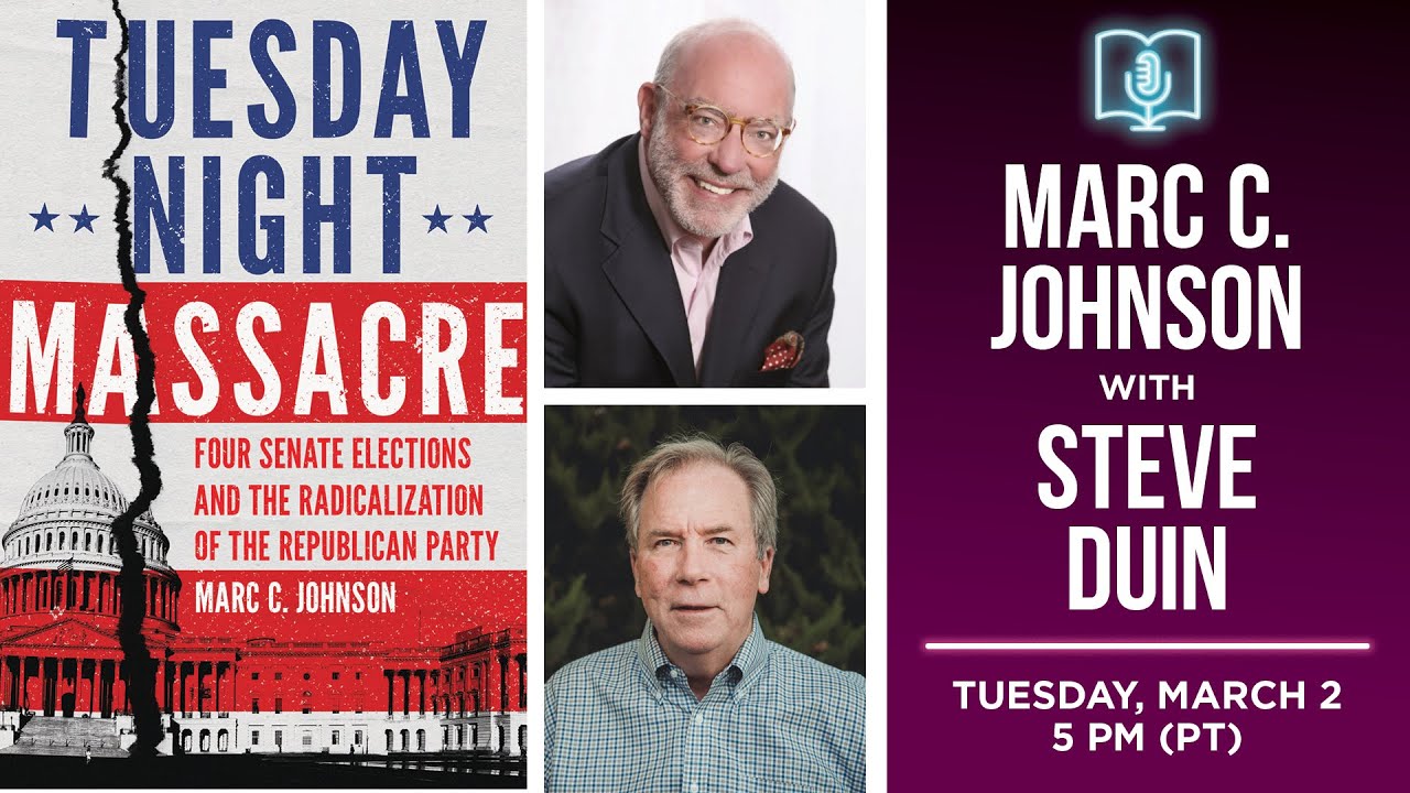 Marc C. Johnson presents Tuesday Night Massacre in conversation with Steve Duin
