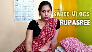 Rupasree again with saree vlogs #vlog #vlogging #saree