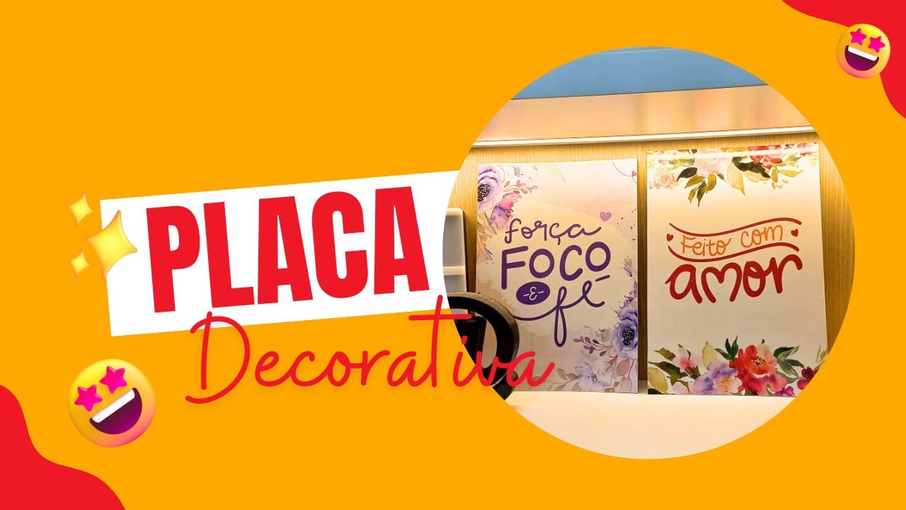 Capa do vídeo Placa decorativa personalizada | Faça você mesmo com os materiais da Marpax