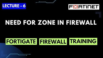 Lecture-6 | Configuring Zone in FortiGate Firewall | FortiGate Firewall Training