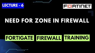 Lecture-6 | Configuring Zone in FortiGate Firewall | FortiGate Firewall Training