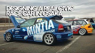 Designing a real Civic race car in Osaka for Exceed and No Good Racing...