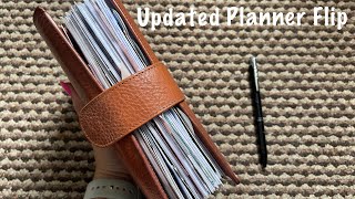 Updated Planner Flip / Gillio Medium Compagna Personal Rings August 2023 // Pink Planner Girl