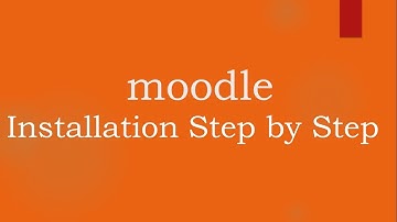 How to install moodle using Wampserver Windows