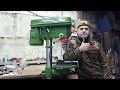 Сверлильный станок Калибр сс 20е/800. Распаковка. Сборка.  Drilling Machine Caliber.