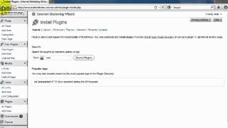 Wordpress Plugin API error