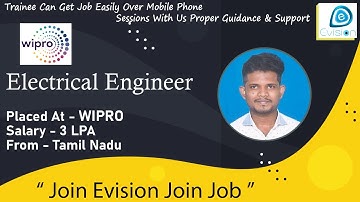 Congrats, Venkadesh | ELECTRICAL ENGINEER | 3LPA | Got Selected as Tech Support Engineer in "WIPRO"