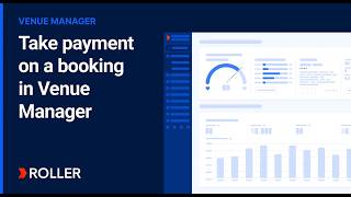 How to Take Payment on a Booking in Venue Manager