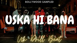 (FREE) Bollywood Sampled drill beat | Pop smoke type beat | "USKA HI BANA" uk drill type beat