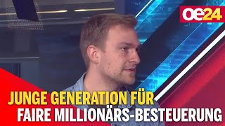 Junge Generation für faire Millionärs-Besteuerung