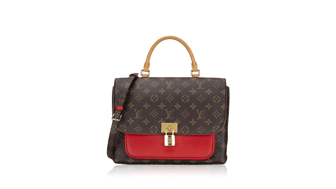 Authentic Louis Vuitton Classic Monogram Marignan Sesame Bag