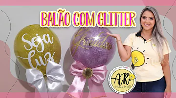 O que usar para grudar o confete no balão?