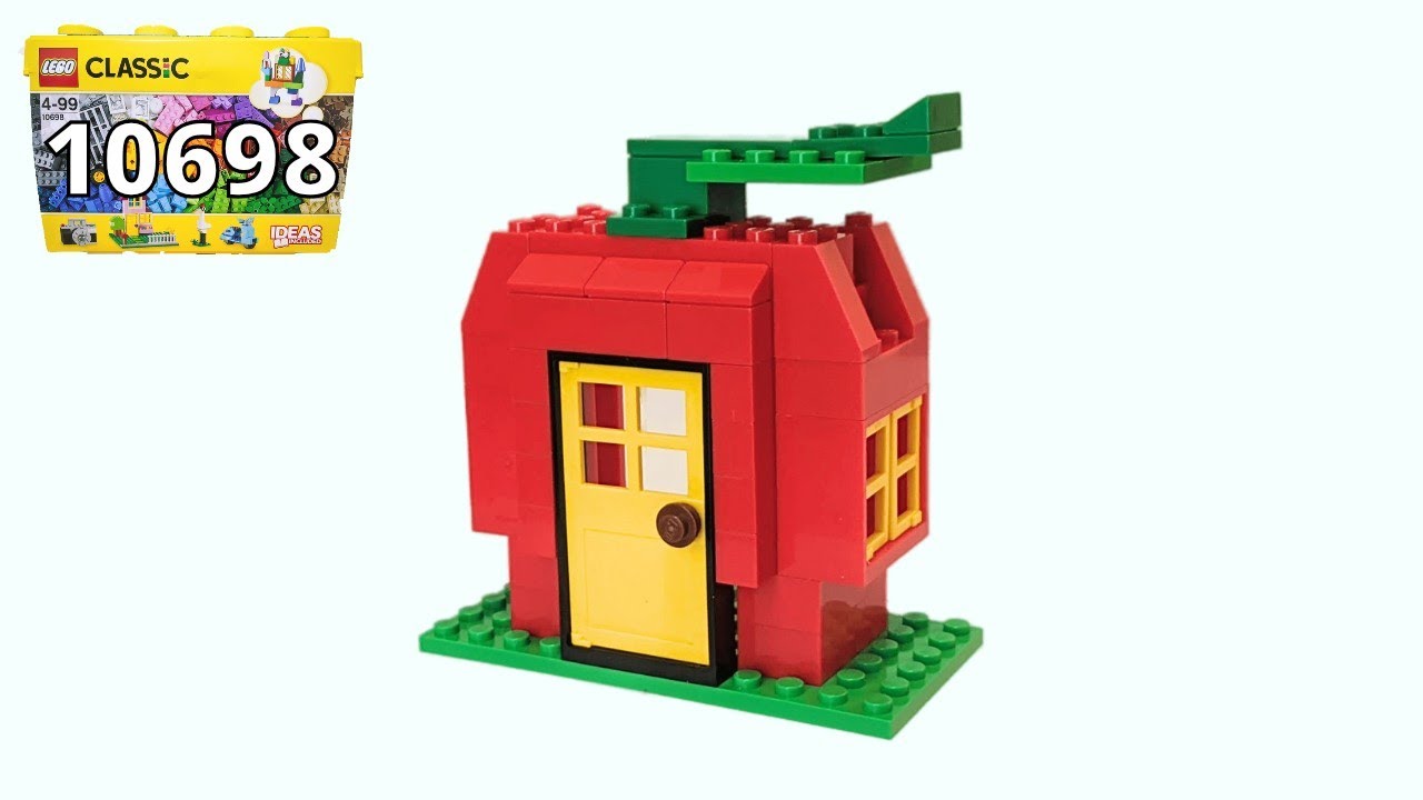 まりんご How to make an apple house using Lego 10698 - YouTube