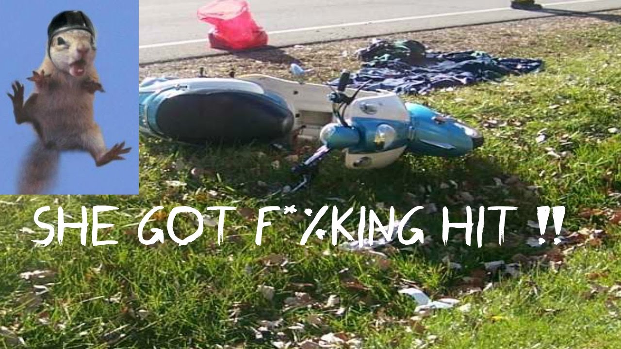 Girl on Scooter Hit By Car !!! YouTube