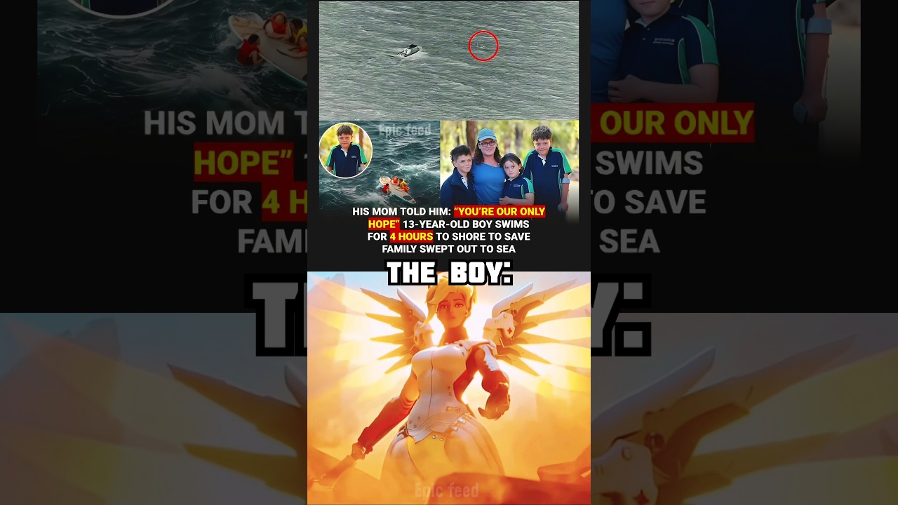 This 13-year-old boy is a Real-Life Hero! 🦸‍♂️🌊 