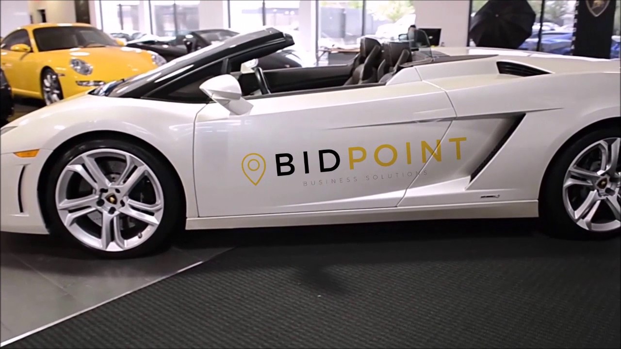Bidpoint Custom Branded Lamborghini | Big Dreams + Big Effort = Big Rewards