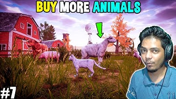 Buying More Animals For Farm | Trader Life Simulator | #7 HindiGameplay