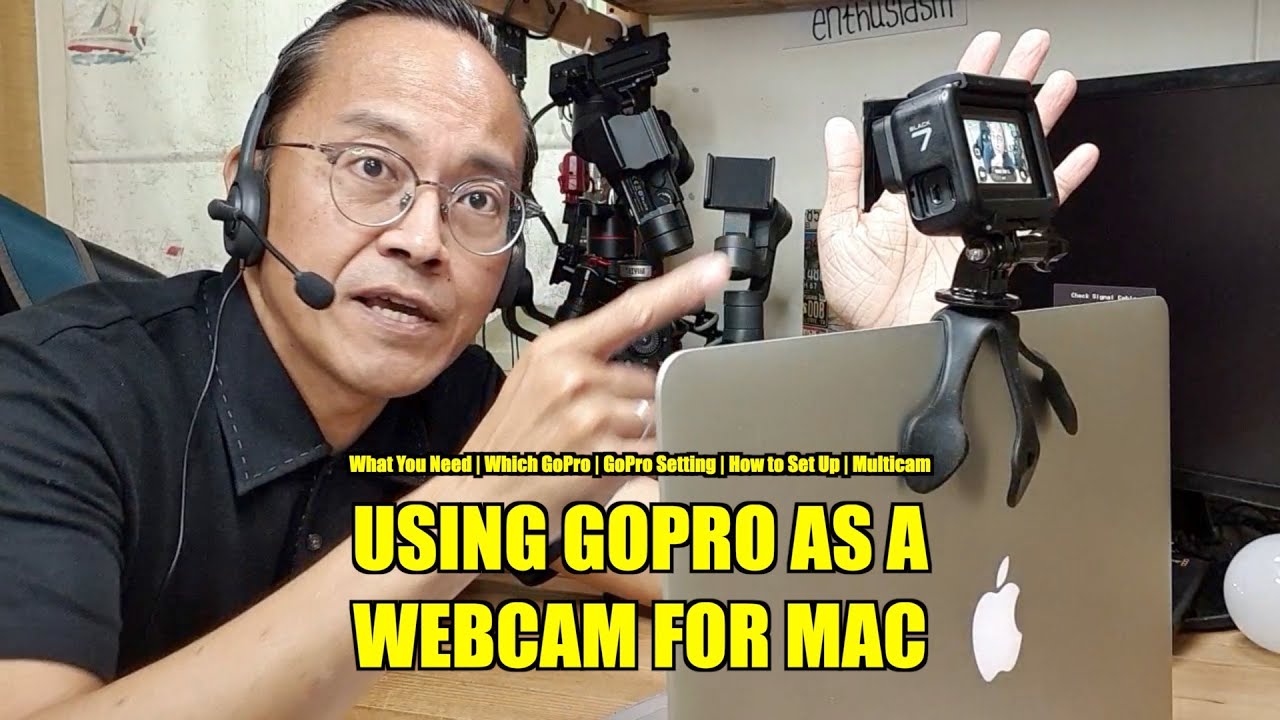 Use your gopro as a webcam for live streaming easy