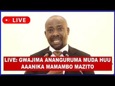 LIVE GWAJIMA LIVE ANGURUMA AAANIKA MAMBO MAZITO ATO TAMKO KALI KWA SERIKALI