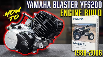 How to Build a Yamaha Blaster 200 Engine | 1988 - 2006 Full Build Step by Step