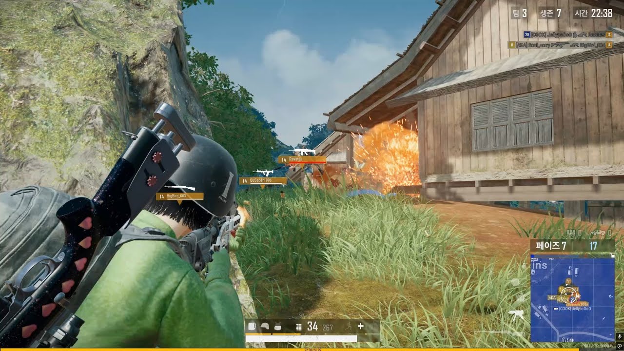 설 연휴 다섯 째날! 사녹 9생존 중 7킬!!!