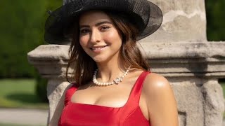 Aamna Sharif Recently Mesmerizing Clicks Chasing Fairytales In Red