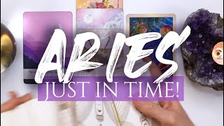 ARIES TAROT READING | '10 LONG YEARS! A MAJOR GOAL ACHIEVED!' JUST IN TIME