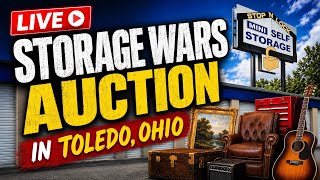 Live Storage Unit Auction At Stop N Lock Self Storage In Toledo, Ohio! #StorageWars