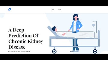 A Deep Prediction of Chronic Kidney Disease by Employing Machine Learning Method | Python Project