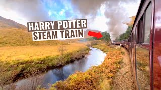 I took the HARRY POTTER Train in SCOTLAND! (Glenfinnan / Fort William)