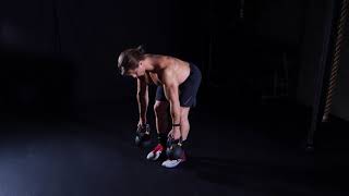 Dual Kettlebell Bent Over Row