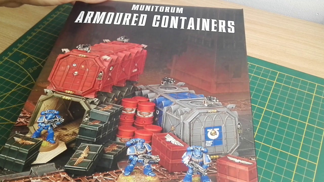 Анбокс: Террейн Munitorum Armored Containers
