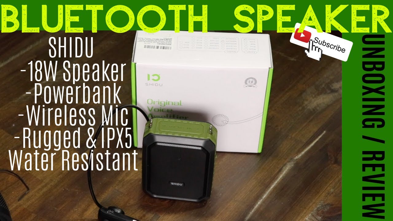 shidu bluetooth speaker