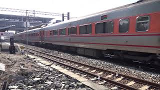 121次自強號通過大林車站 20220103