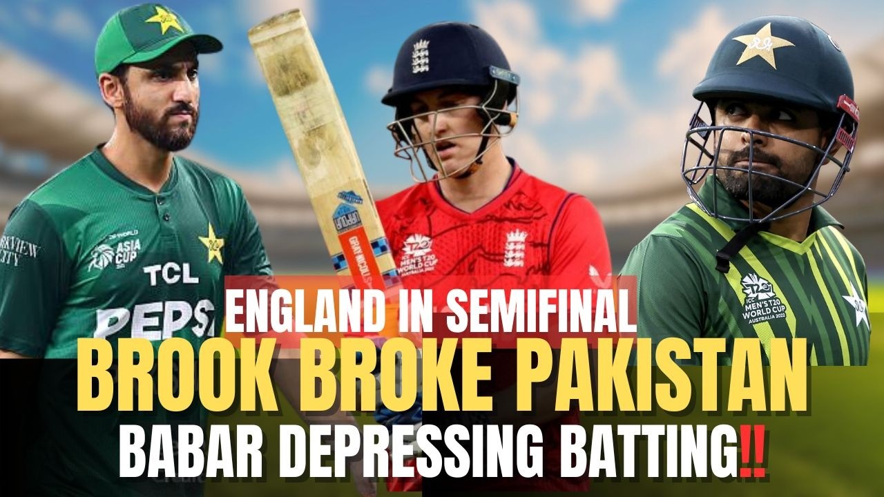 Pakistan OUT! 😳 Brook’s Brutal Batting | England Storm Into Semifinal