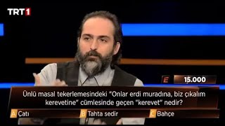 Masal Tekerkemesindeki Onlar Erdi Muradına, Biz Çıkalım Kerevetine Cümlesindeki Kerevet Nedir?