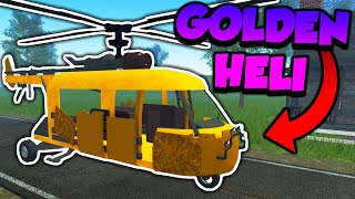Spending $8,254,895 On The NEW Golden Helicopter.. (Roblox A Dusty Trip)
