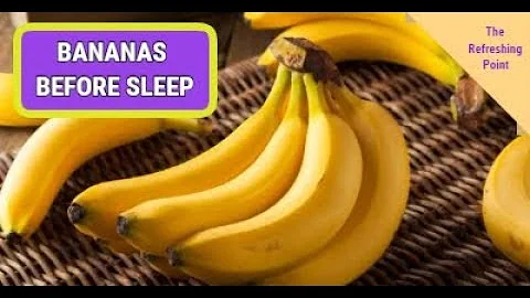 Is banana good for you before bed?