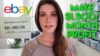 Start Making $1500 PROFIT Each Month on Ebay - My Step by Step Process