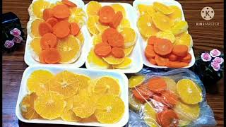 مشروبات رمضان.                                         تخزين البرتقال بالجزر لأحلى عصير فى رمضان
