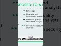 AI Won't Steal These Jobs.... #shorts