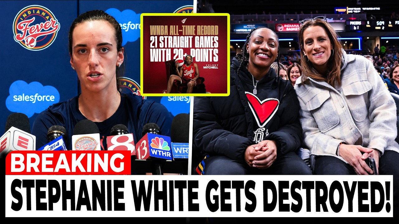 Caitlin Clark FURIOUS As Stephanie White CAUGHT CHOOSING Kelsey Mitchell  STAT PADDING OVER WINNING!