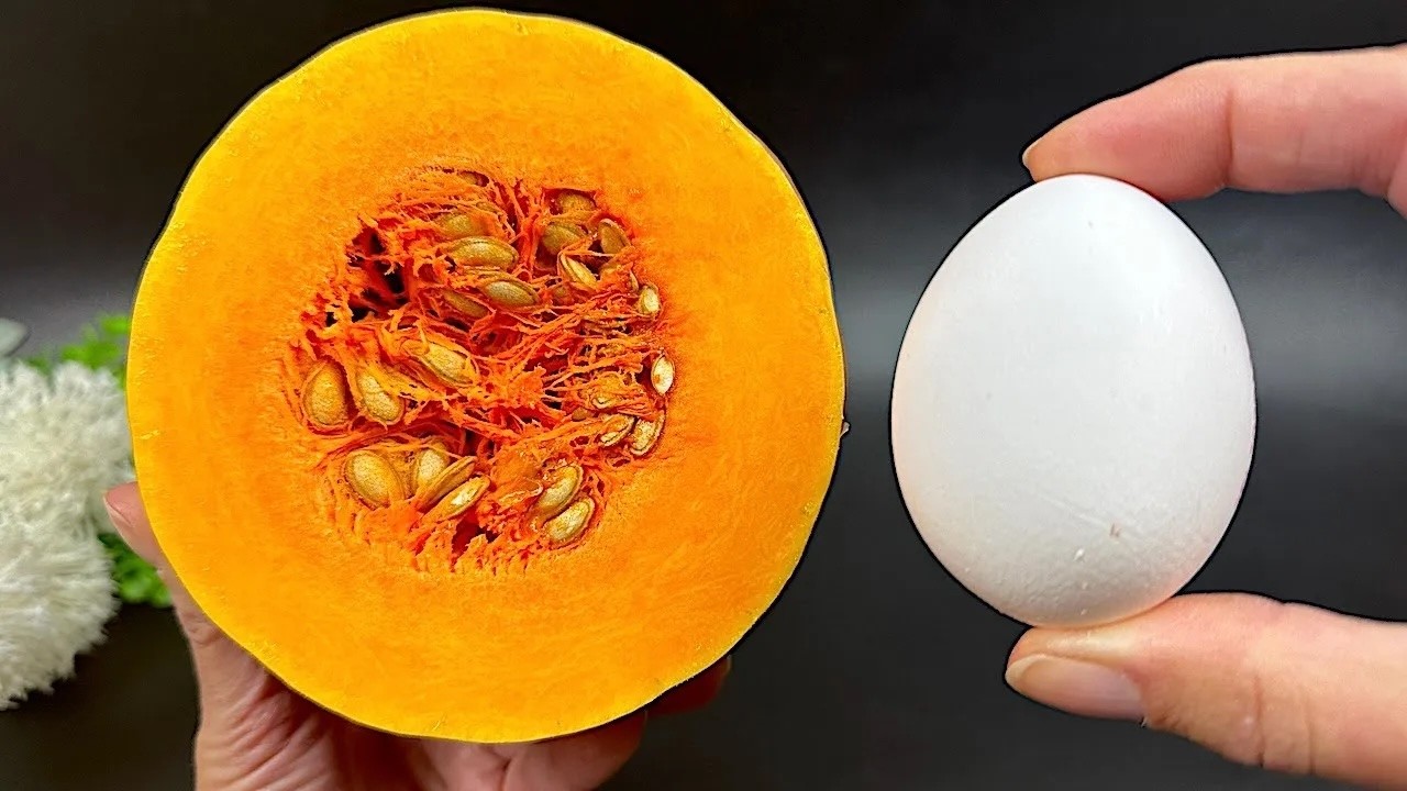 🎃Достаточно натереть тыкву и добавить яйца! Так вкусно, что я часто готовлю их осенью!