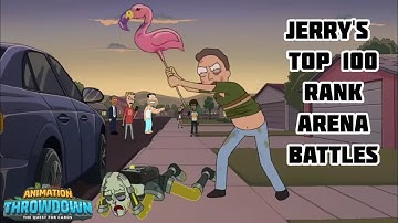 Top 100 Rank Arena Battles! | Animation Throwdown