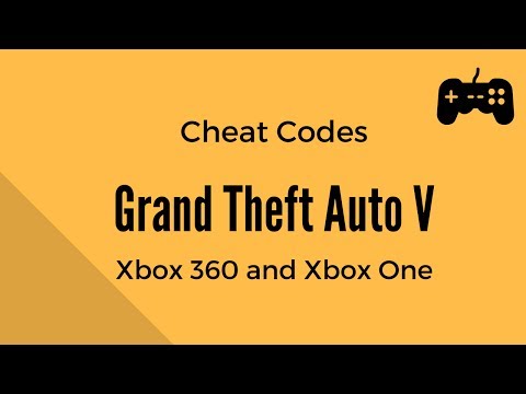 Grand Theft Auto V (GTA ) - All Cheat Codes - Xbox and Xbox One Grand Theft Auto V (GTA ) - All Cheat Codes - Xbox and Xbox One