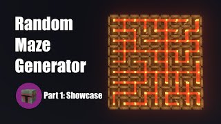 Sipover Redstone Challenge: Random Maze Generator [Showcase]