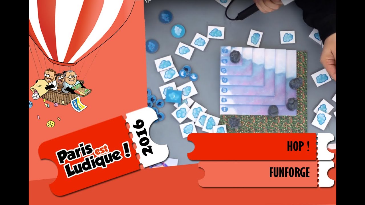 Paris est ludique 2016 Jeu Hop ! Funforge VF - YouTube